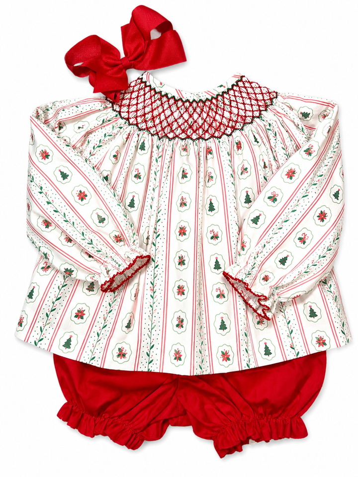 The Holly Jolly Bloomer Set