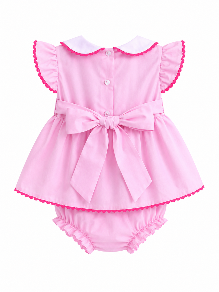 Rosie Bow Back Bloomer Set
